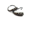 Pave Diamond Huggie Earrings - Sheri Beryl - 4