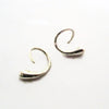 Silver Hoops,  Small Teardrop Huggie Earrings, Small Silver Hoop Earrings  Artisan Handmade  by Sheri Beryl - Sheri Beryl - 4
