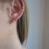 Silver Hoops,  Small Teardrop Huggie Earrings, Small Silver Hoop Earrings  Artisan Handmade  by Sheri Beryl - Sheri Beryl - 2