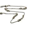 Sterling Chunky Chain Link Watch Fob Necklace - Sheri Beryl - 1