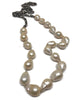 Julia- Baroque Chain Pearl Necklace