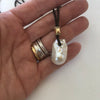 Lyla -Gold Pearl Pendant