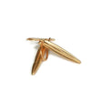 Gold Spike Seed Pod Earrings