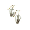 Large Silver  Seed Pod Earrings - Sheri Beryl - 2