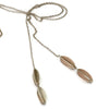 Long Chain Lariat Bolo TIe Necklace - Sheri Beryl - 1