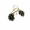 Oxidized Silver Starburst Earring Drops - Sheri Beryl - 2
