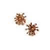 14K Rose Gold Flower Studs  Starburst Earrings - Sheri Beryl - 1