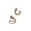Single 18K Solid Gold Huggie Earring - Sheri Beryl - 1