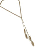 Long Chain Lariat Bolo TIe Necklace - Sheri Beryl - 3
