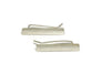 Silver bar ear climbers