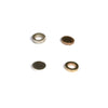 Small Silver Open Circle Studs  Hole Punch Studs - Sheri Beryl - 4
