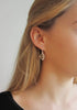 Gold Vermeil Pyramid Earring Drops - Sheri Beryl - 2