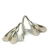 small silver huggie earrings