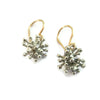 Small Sterling  Silver Starburst  Earrings - Sheri Beryl - 1
