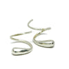 silver huggie hoops