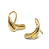 Gold huggie earrings
