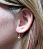 Oxidized Silver Seed Pod  Drop Earrings - Sheri Beryl - 2