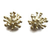 Small Gold Stud Earrings , Tiny Gold Studs, Gold Starburst Earrings, Post Earrings Artisan Handmade by Sheri Beryl - Sheri Beryl - 3