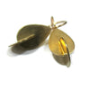14K Solid Gold Earrings, Mid-Century Modern  Gold Drop Earrings Modern Geometric Earrings, Artisan Handmade  by Sheri Beryl - Sheri Beryl - 1