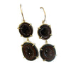 14K Gold Tabasco Geode Earrings - Sheri Beryl - 3