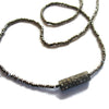 Pave Diamond Necklace  Diamond Pendant, Beaded Gemstone Necklace, ARTISAN HANDMADE by Sheri Beryl - Sheri Beryl - 1