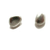 Pebble Stud Earrings Small Silver Studs, Silver Post Earrings for Guys ,  Artisan Handmade  by Sheri Beryl - Sheri Beryl - 1