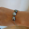 Tahitian Pearl Bracelet, Black Pearl Corded Bracelet, Artisan Handmade  by Sheri Beryl - Sheri Beryl - 3