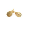 Small Solid Gold Earrings , Teardrop Earring Drops 14K Gold Teardrops,  Granulated Jewelry Artisan Handmade by Sheriberyl - Sheri Beryl - 4