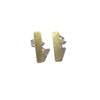 Tiny Gold Studs, Staple Earrings, Small Stick Stud Earrings, 18K Gold Post  Earrings , Artisan Handmade by Sheri Beryl - Sheri Beryl - 2