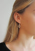 Small Silver Pyramid Earrings - Sheri Beryl - 2