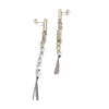 Japanese Keshi Pearl Earrings, Long Pearl Stud Earrings, Beaded  Pearl Post Earring Studs  Aritsan Handmade by Sheri Beryl - Sheri Beryl - 1