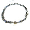 Tahitian Pearl Keshi Necklace, Black  Pearl  Necklace. South Sea Pearl Strand   Artisan Handmade  by Sheri Beryl - Sheri Beryl - 1