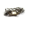 14K Gold and Silver Chain  Ring, ID Signet Rings, Stack Ring Inital Jewelry  Artisan Handmade  by Sheri Beryl - Sheri Beryl - 4