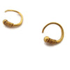 Single Mens Earring, 14K  Solid Gold Hoop Earring, Huggie Earring , Man  Earrings for Guys ,   Artisan Handmade by Sheri Beryl - Sheri Beryl - 1
