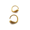 Single Mens Earring, 14K  Solid Gold Hoop Earring, Huggie Earring , Man  Earrings for Guys ,   Artisan Handmade by Sheri Beryl - Sheri Beryl - 3