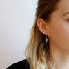 Raffia Seed Pod Earrings, Large Silver Drops, Oxidized Silver Earrings,    Artisan Handmade by Sheri Beryl - Sheri Beryl - 2