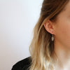 Raffia Seed Pod Earrings, Gold Vermeil Drops,  Small Gold Dangle Earrings, Seed Pod Jewelry   Artisan Handmade by Sheri Beryl - Sheri Beryl - 5
