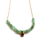Peruvian Blue Opal Necklace, Opal Beaded  Necklace, Pink Tourmaline Pendant,  Artisan Handmade by Sheri Beryl - Sheri Beryl - 1