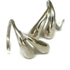 small silver huggie earrings Sheri Beryl