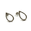 Silver Teardrop Studs - Sheri Beryl - 3